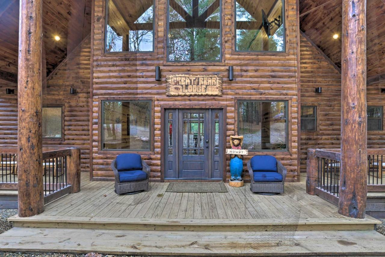 Luxe 'Great Bear Lodge' With Spa, Fire Pit, And Views! Брокен-Боу Екстер'єр фото